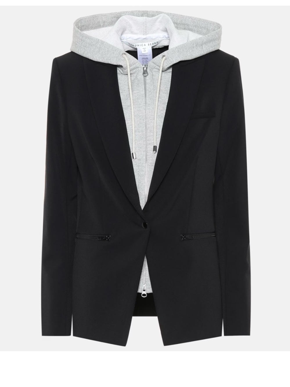 Veronica Beard Scuba Dickey hooded jacket